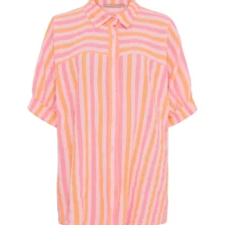 Marta du Chateau dame skjorte MdcVirginia 7345 - Fuxia Stripe