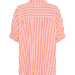 Marta du Chateau dame skjorte MdcVirginia 7345 - Fuxia Stripe