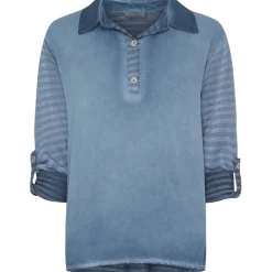 Marta Du Chateau dame skjorte MdcBarbra 41429-1 - Blue