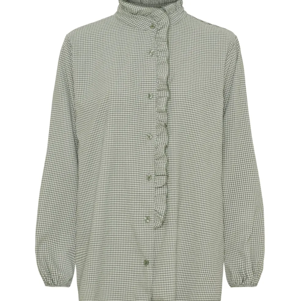 Marta du Chateau dame skjorte MdcFleur 6879 - Military