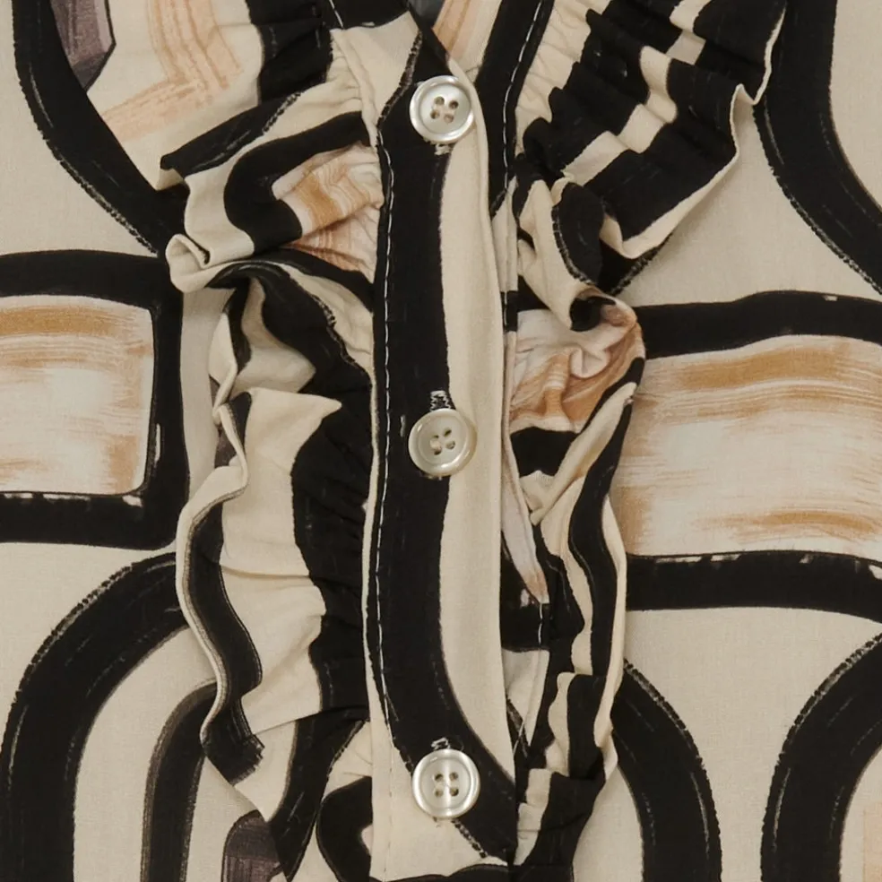 Marta Du Chateau dame skjorte MdcUnnur 6317 - BeigeFW10112tpd