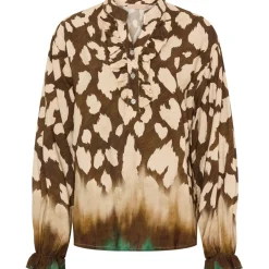 Marta Du Chateau dame skjorte MdcAya 5891 - Tabacco6708