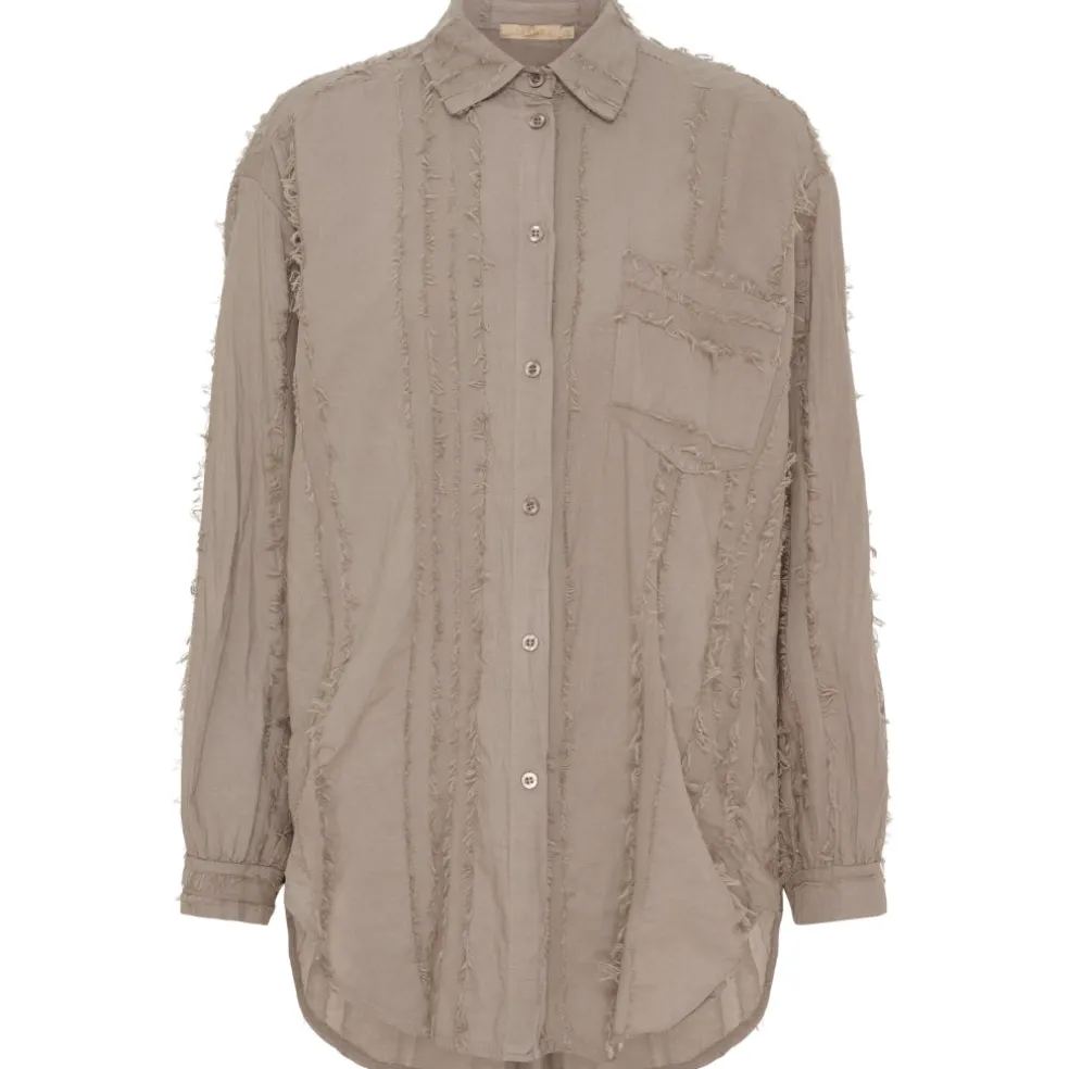 Marta du Chateau dame skjorte MdcSalome 2625/M - Fango