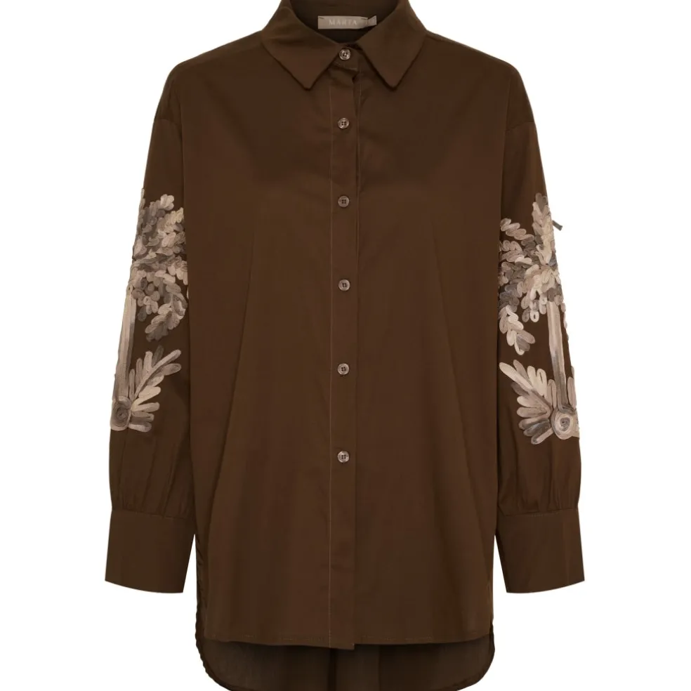 Marta du Chateau dame skjorte MdcBreeze 2518015 - Moro