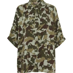 Marta du Chateau dame skjorte MdcZenobia 7487 - Camo