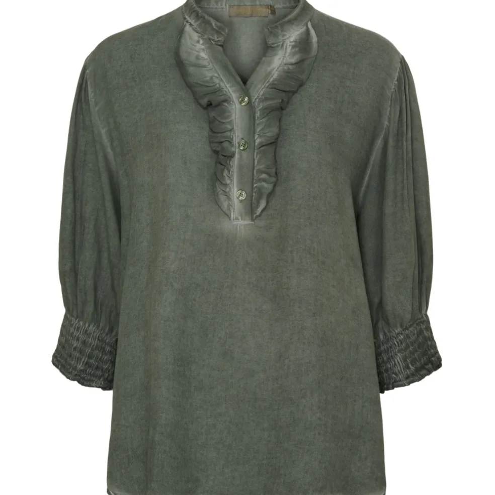 Marta Du Chateau dame skjorte MdcUnnur 6317 - Military CW