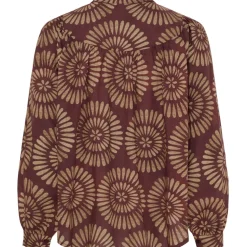 Marta du Chateau dame skjorte MdcRomy 28474M- - Bordeaux