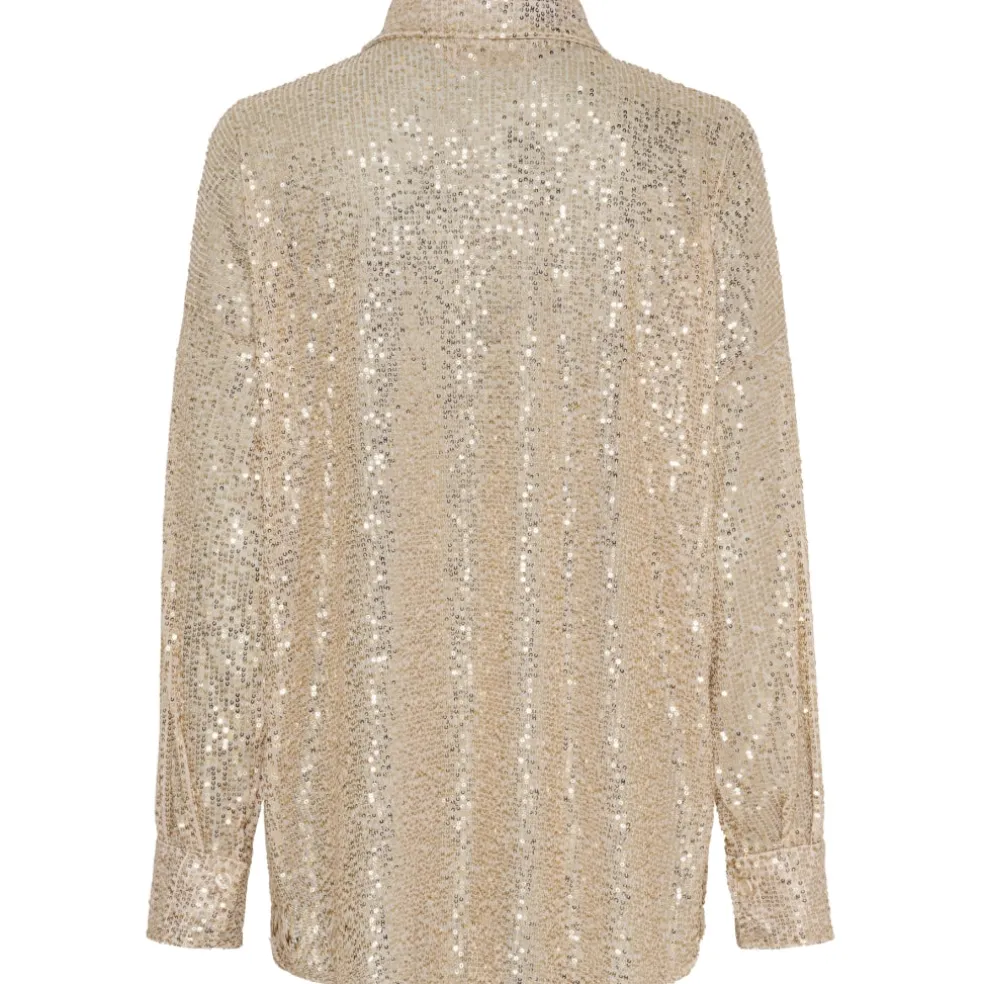 Marta du Chateau dame skjorte MdcBertille 6624 - Champagne