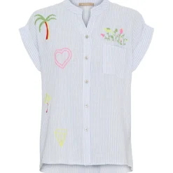 Marta du Chateau dame skjorte MdcNikita 85275 - Celeste64