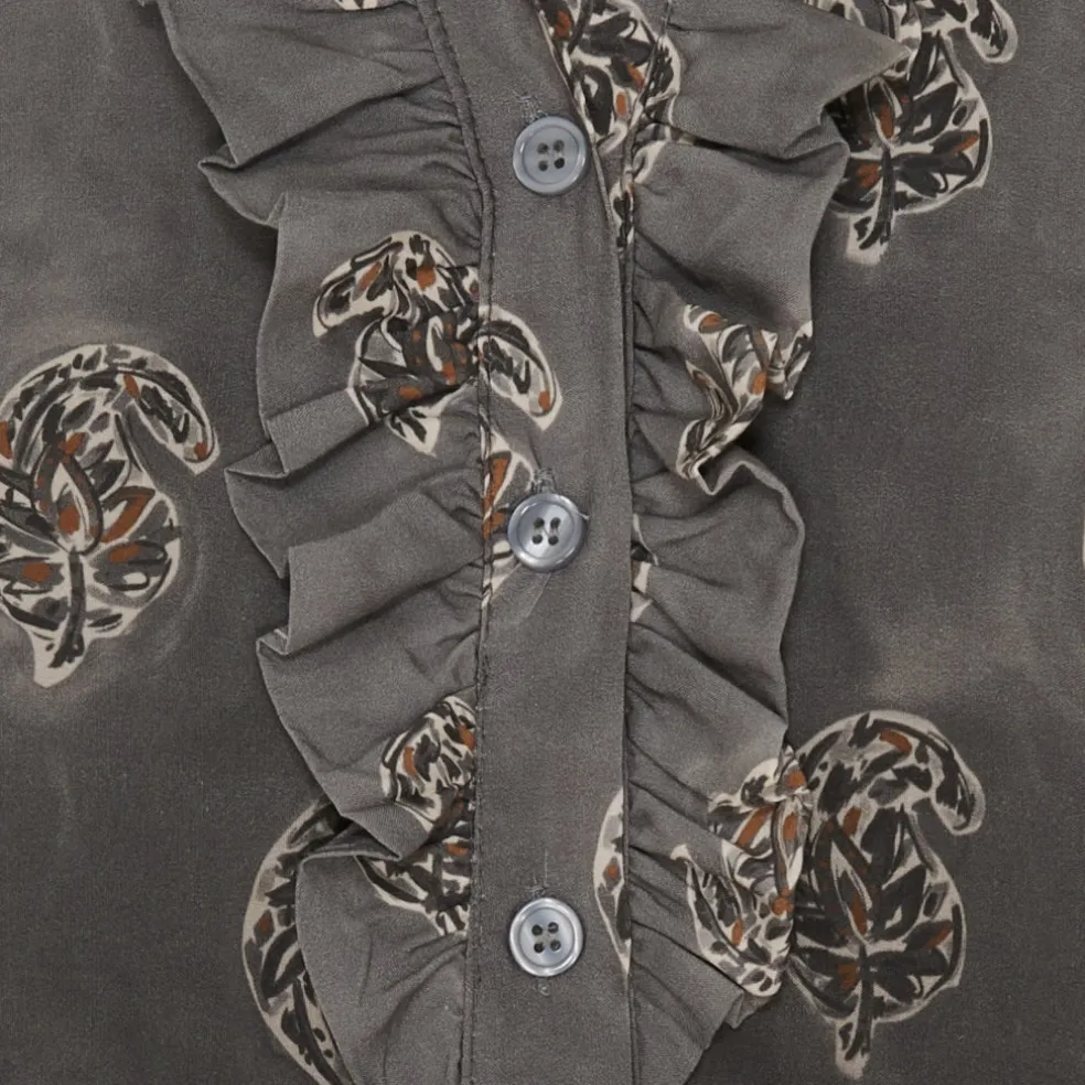 Marta Du Chateau dame skjorte MdcUnnur 6317 - Grey Faded