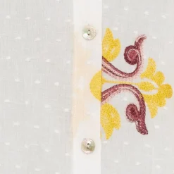 Marta du Chateau dame skjorte MdcEster 5155 - White Multi Fiorentina