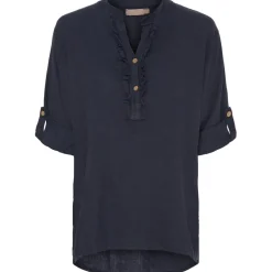 Marta Du Chateau dame skjorte 85137-1 - Navy5512