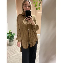 Marta Du Chateau dame skjorte - R83215TZ - Camel