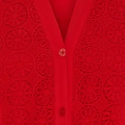 Marta Du Chateau dame skjorte MdcMargherita - Poppy Red