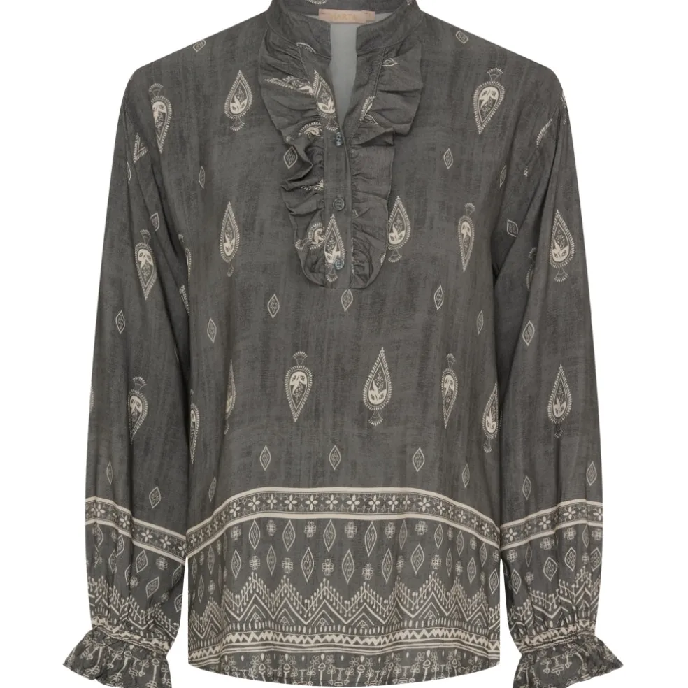 Marta Du Chateau dame skjorte MdcAya 5891 - Grey1943tps