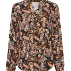 Marta Du Chateau dame skjorte - 8128 - Black v17