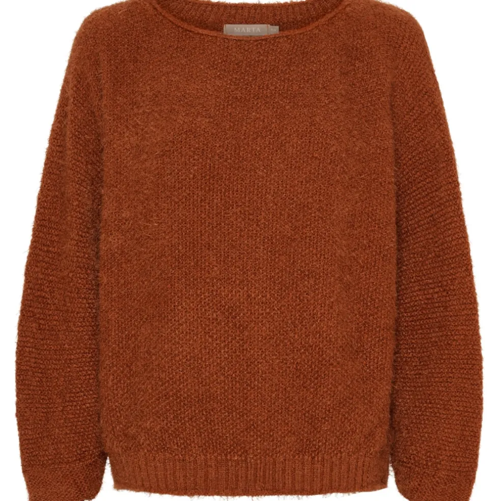 Marta du Chateau dame strik MdcAnouk 8038 - Ruggine