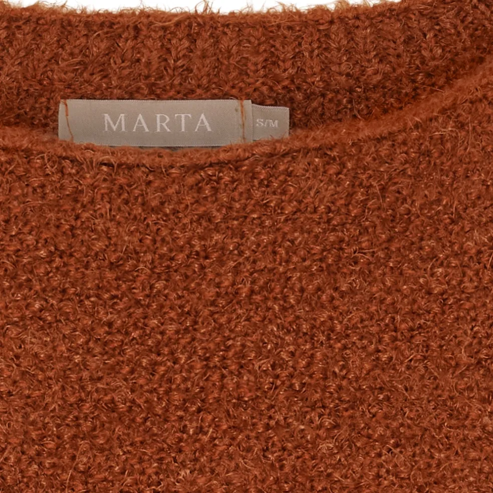 Marta du Chateau dame strik MdcAnouk 8038 - Ruggine