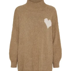 Marta du Chateau dame strik MdcCedar 9232 - Light Camel/Panna