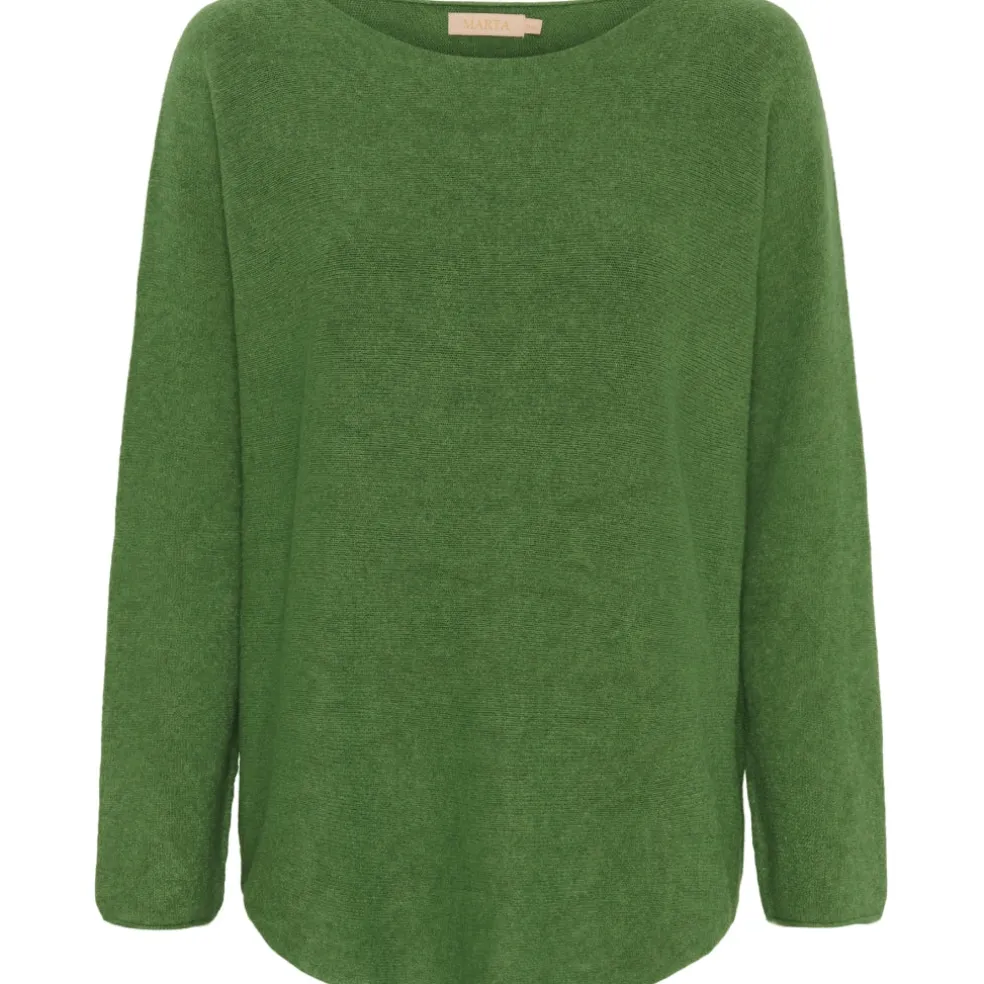 Marta Du Chateau dame strik MDCDagmar 5001 - AWGreen4018