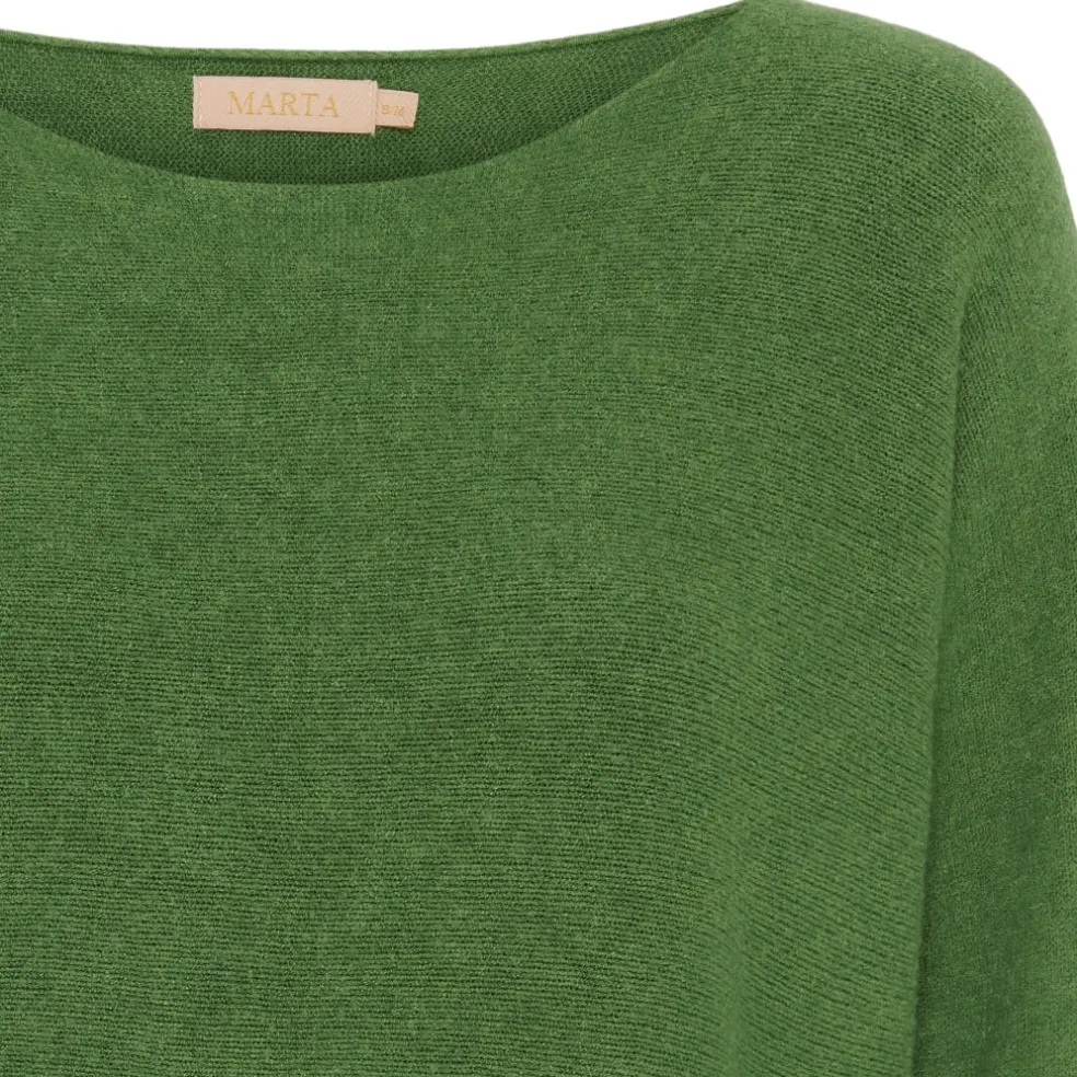 Marta Du Chateau dame strik MDCDagmar 5001 - AWGreen4018