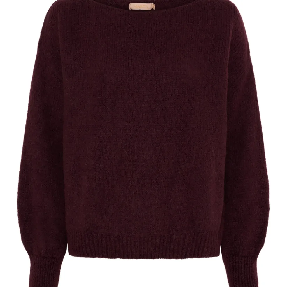 Marta du Chateau dame strik MdcRosa 5102 - Melanzana