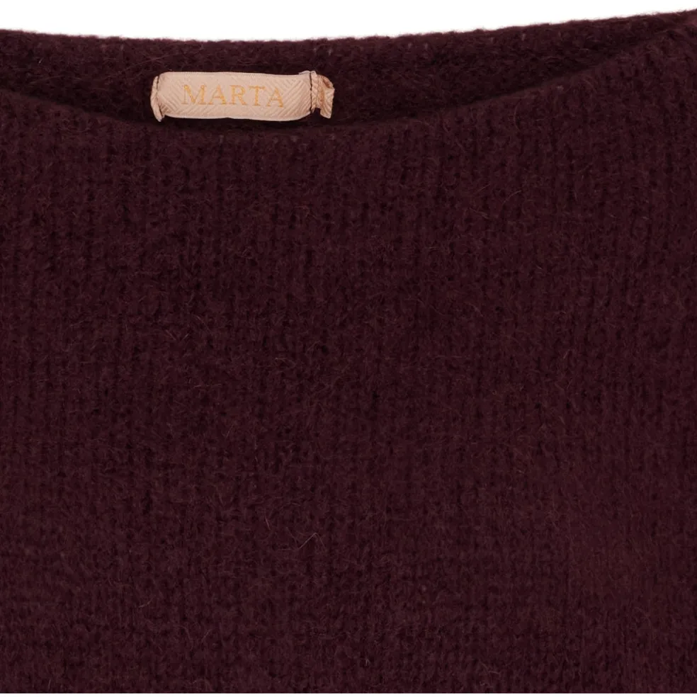 Marta du Chateau dame strik MdcRosa 5102 - Melanzana