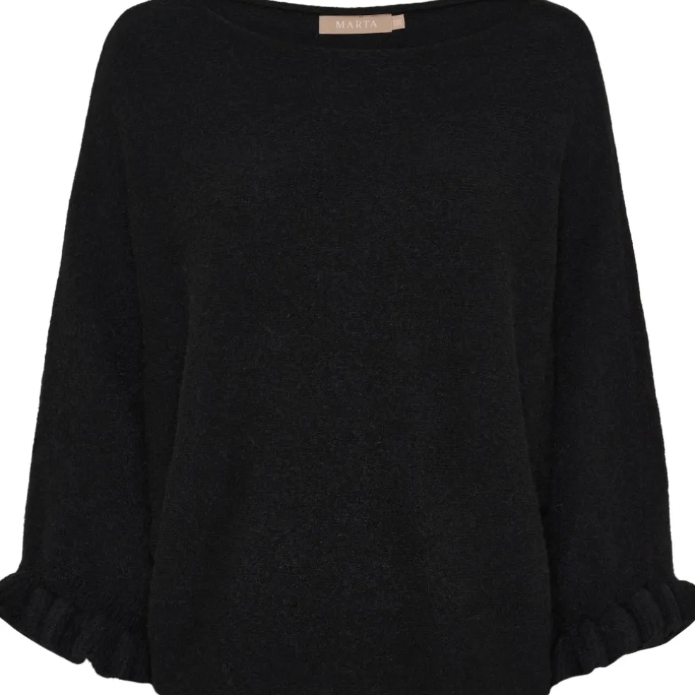 Marta du Chateau dame strik MdcElderflower 30003 - Black