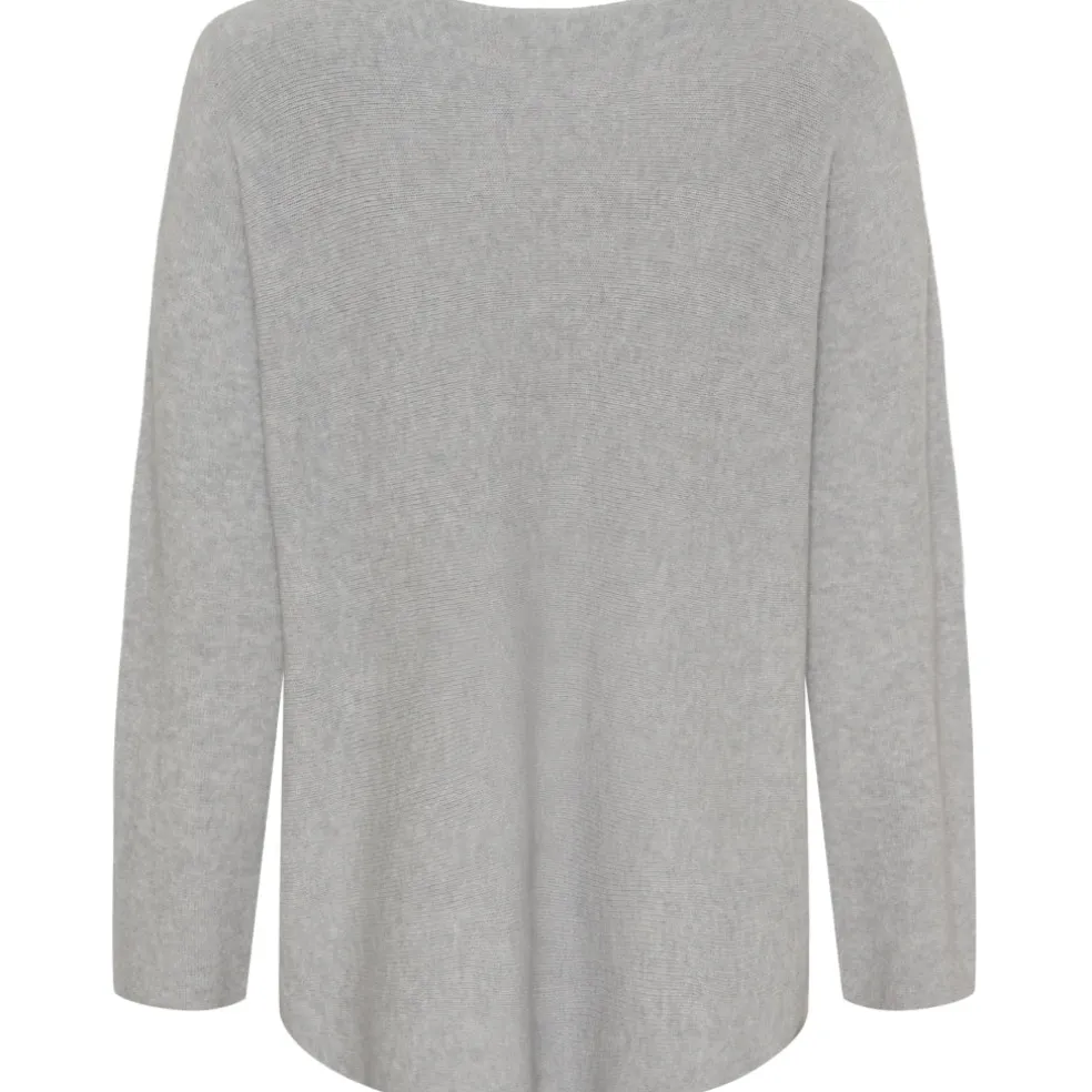 Marta Du Chateau dame strik MDCDagmar 5001 - LightGrey4001