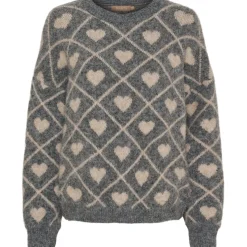 Marta du Chateau dame strik MdcFeray 8151 - Grigio9513/Beige9504