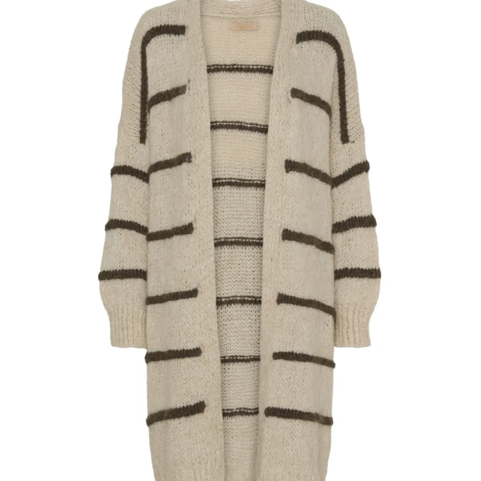 Marta du Chateau dame strik MdcSimone A0178 - Beige/Fango