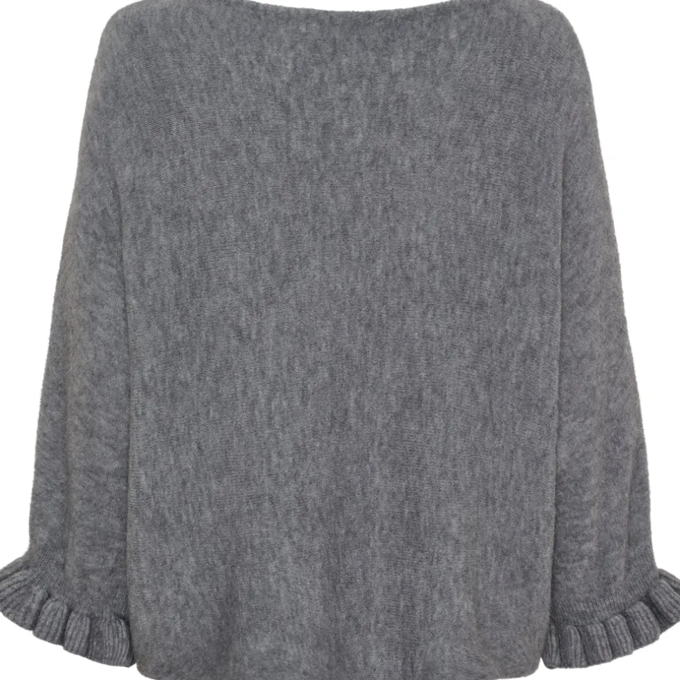 Marta du Chateau dame strik MdcElderflower 30003 - GrigioAntracite2901