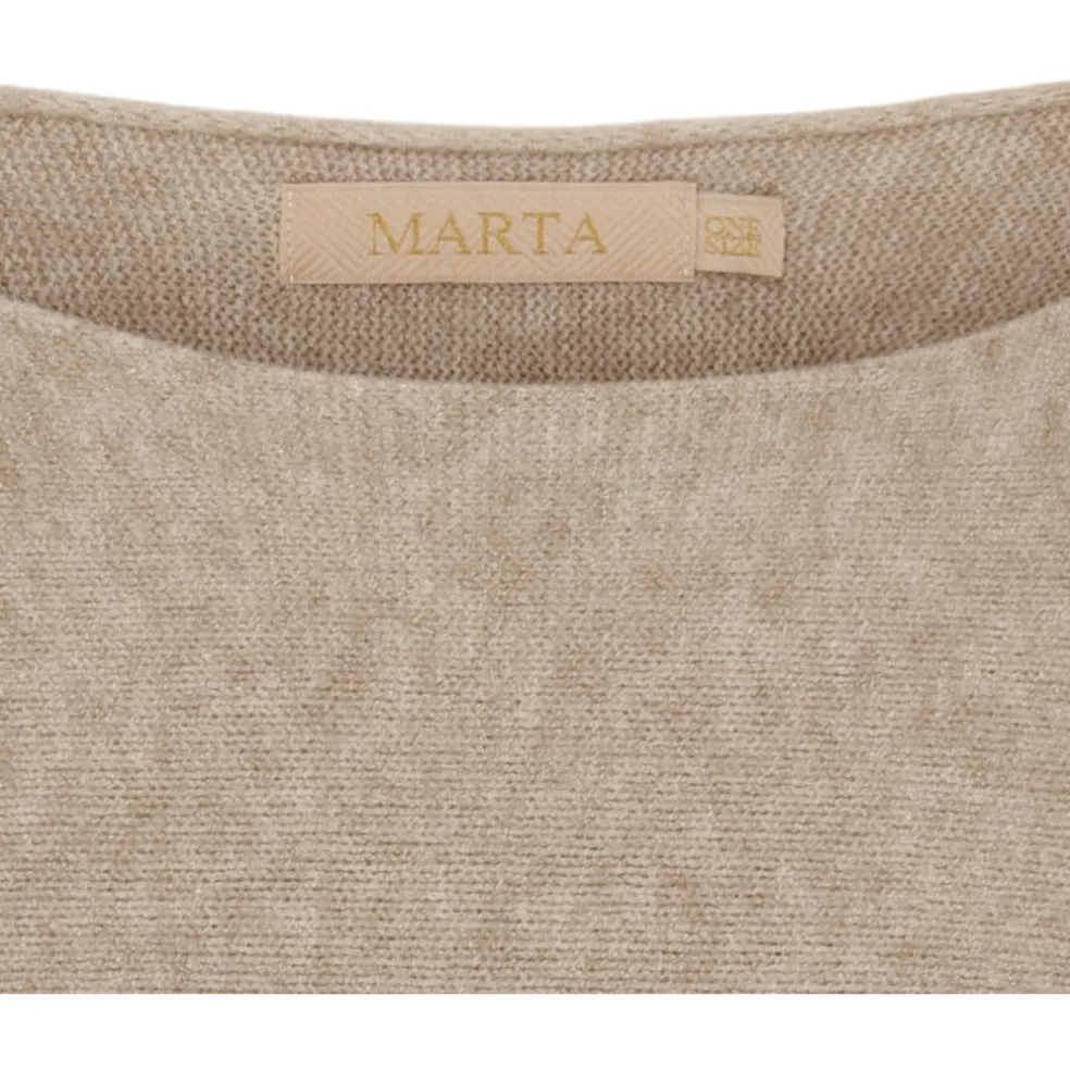 Marta Du Chateau dame strik MdcSia 5003 - Medium Beige