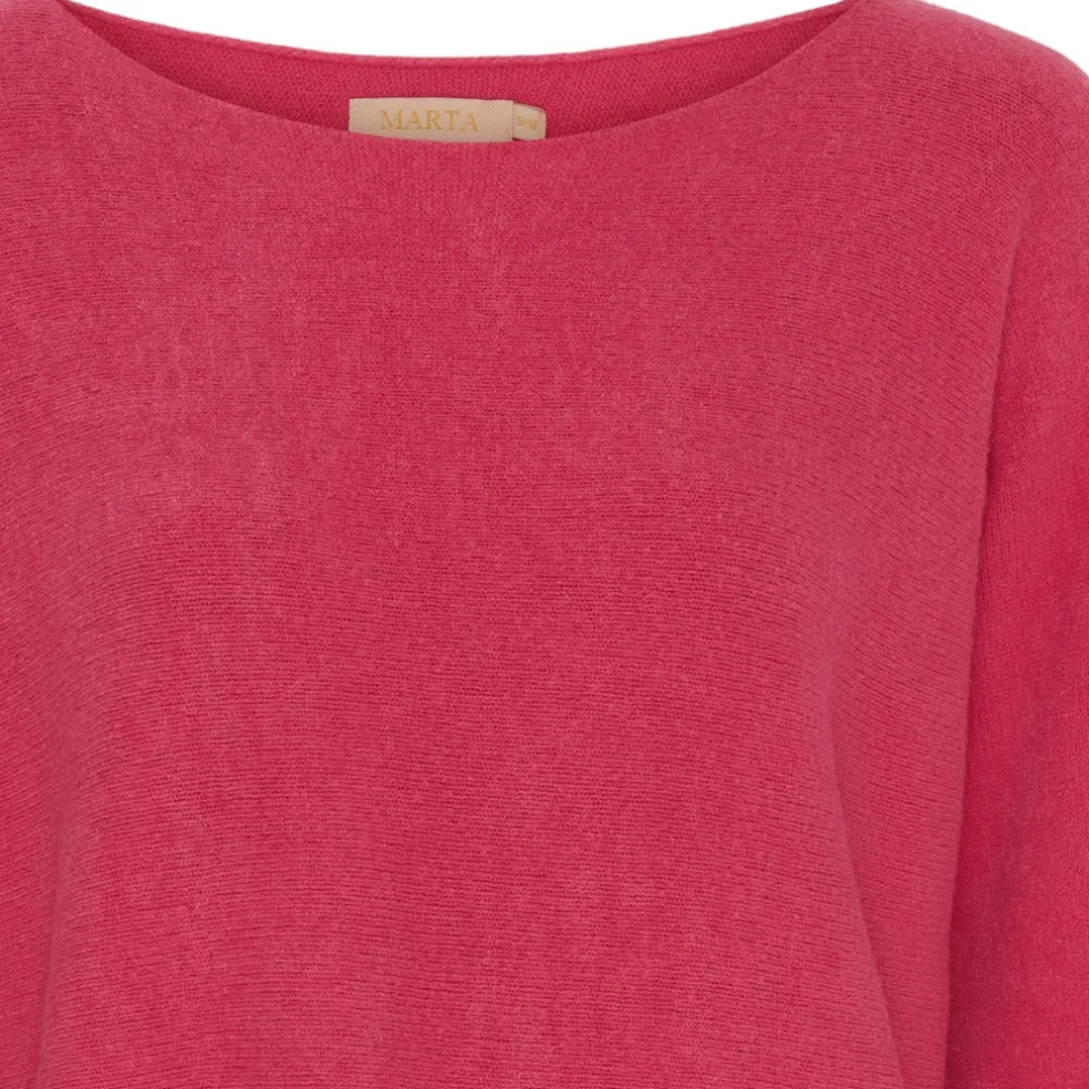 Marta Du Chateau dame strik MDCDagmar 5001 - Rasberry2880