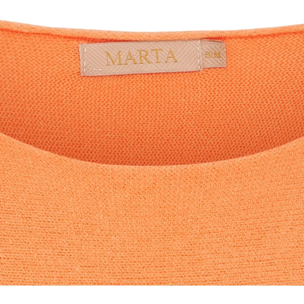 Marta Du Chateau dame strik MDCDagmar 5001 - Orange Fluo