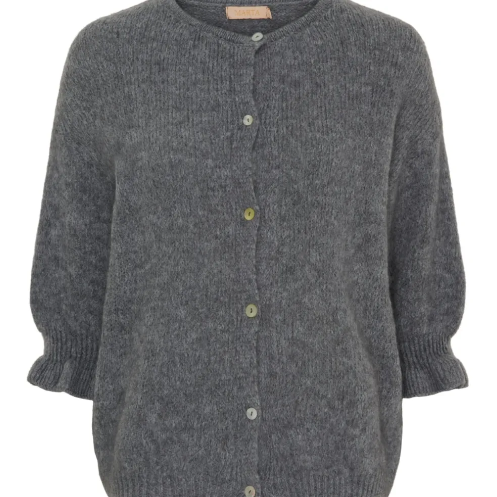 Marta du Chateau dame strik MdcJuliana 2413 - Medium grey