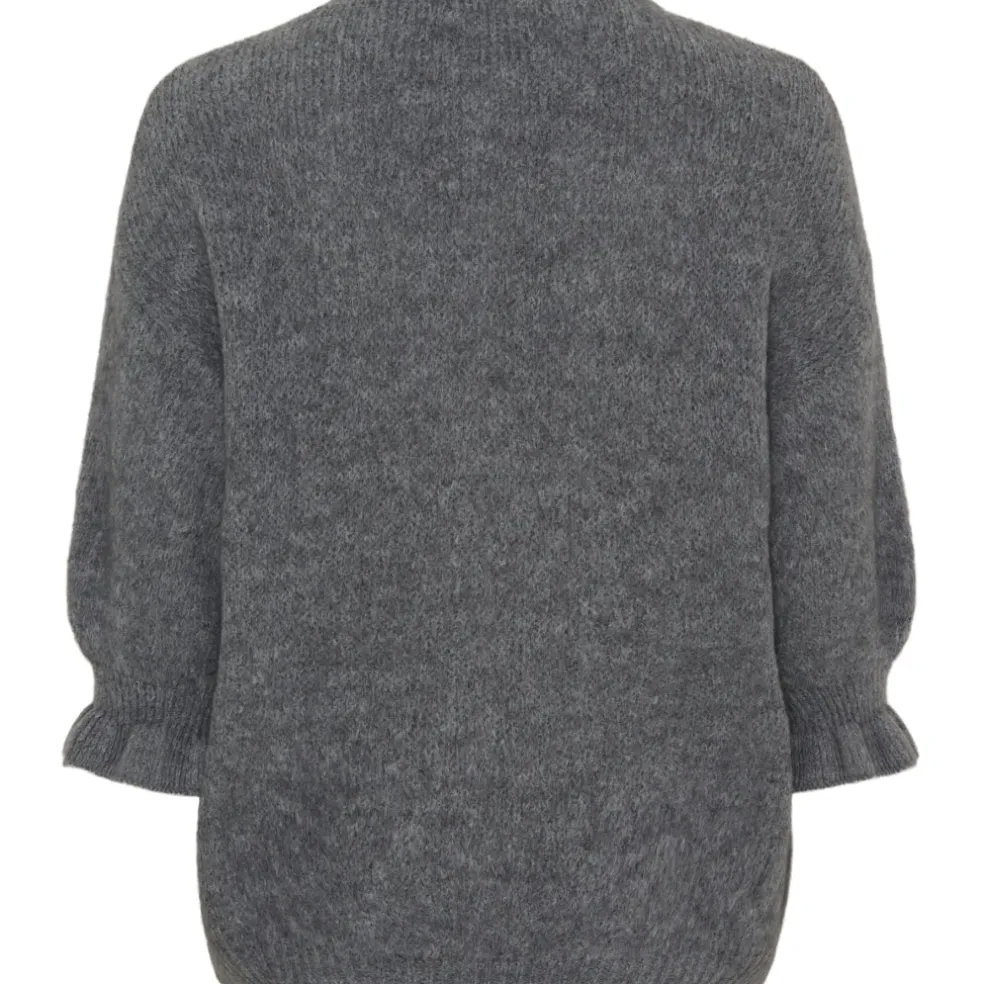 Marta du Chateau dame strik MdcJuliana 2413 - Medium grey