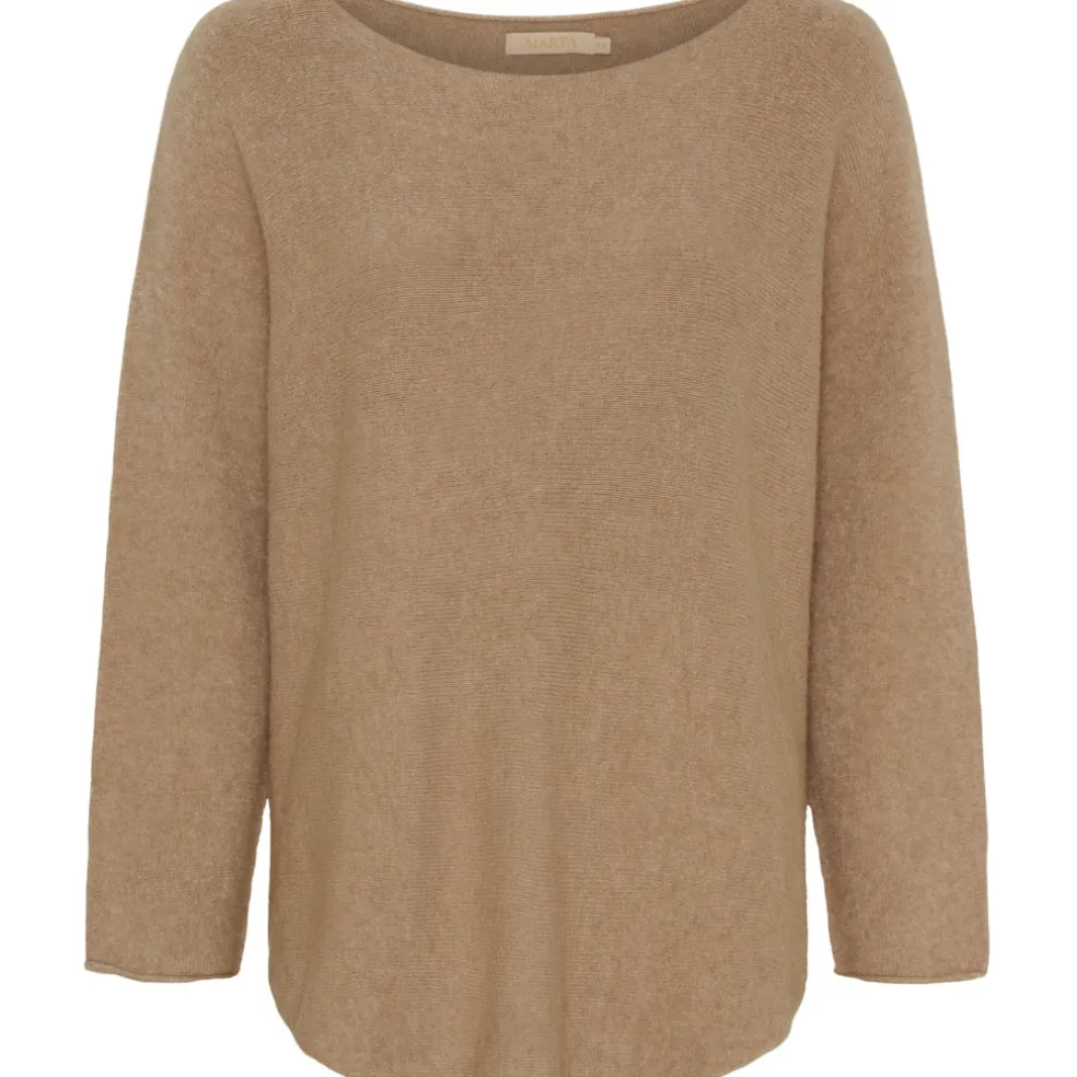 Marta Du Chateau dame strik MDCDagmar 5001 - Camel