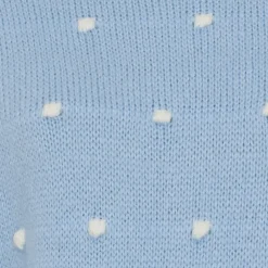 Marta du Chateau dame strik MdcAlisee 5246 - Celeste/Bianco