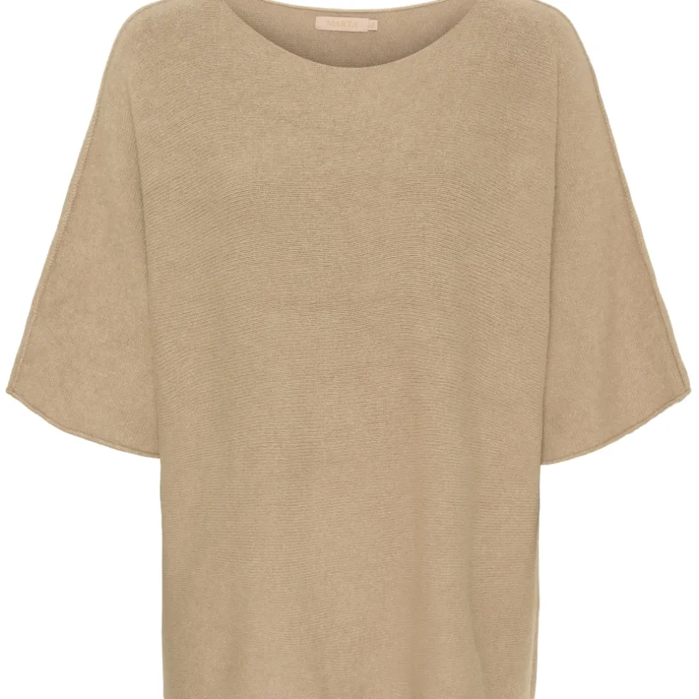 Marta Du Chateau dame strik MdcSia 5003 - Light camel8617