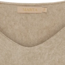 Marta Du Chateau dame strik MDCCelina 5002 - Medium Beige