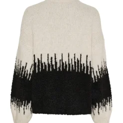 Marta du Chateau dame strik MdcAimee 5200 - Beige/Black