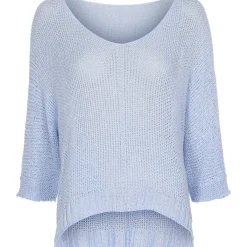 Marta Du Chateau dame strik 7010 - Light blue