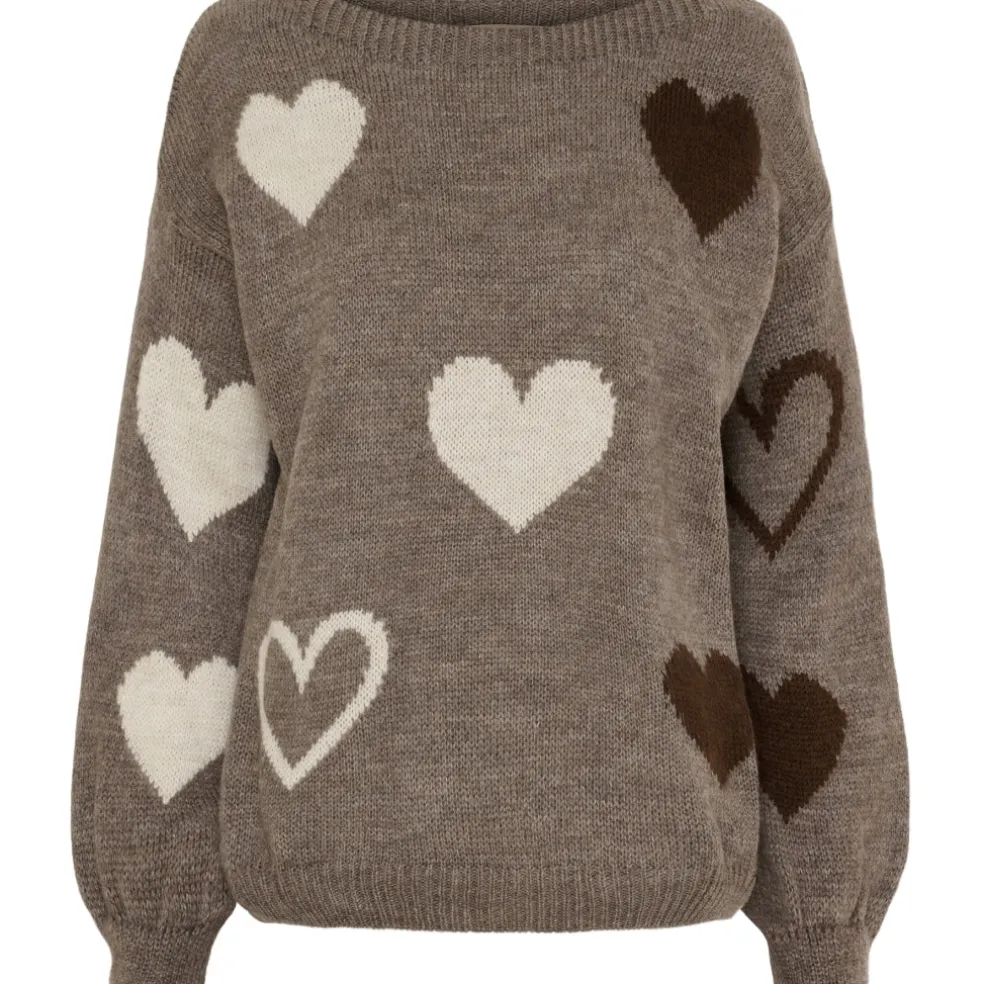 Marta du Chateau dame strik MdcAmarante 64023 - Fango