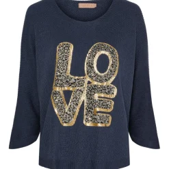 Marta du Chateau dame strik MdcFelicie 6028- - Blue