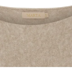 Marta Du Chateau dame strik MDCDagmar 5001 - Medium Beige