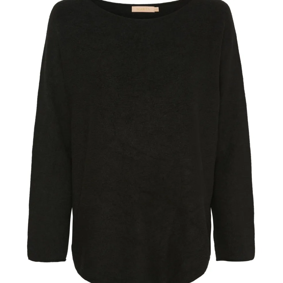 Marta Du Chateau dame strik MDCDagmar 5001 - AWBlack