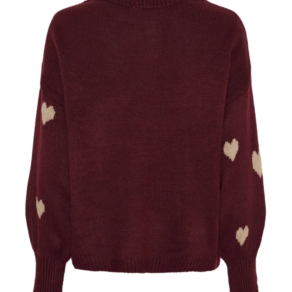 Marta du Chateau dame strik MdcClover 9582 - Bordeaux