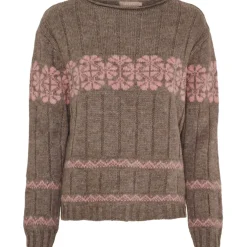 Marta du Chateau dame strik MdcBruna 8154 - Fango/Rose