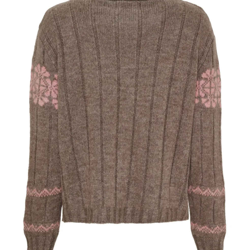 Marta du Chateau dame strik MdcBruna 8154 - Fango/Rose